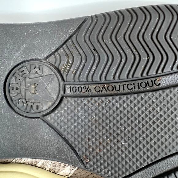 Mephisto Laser Perforated Sneaker US 10 Light Gray Nubuck Oxford Comfort Shoes - Picture 9 of 11